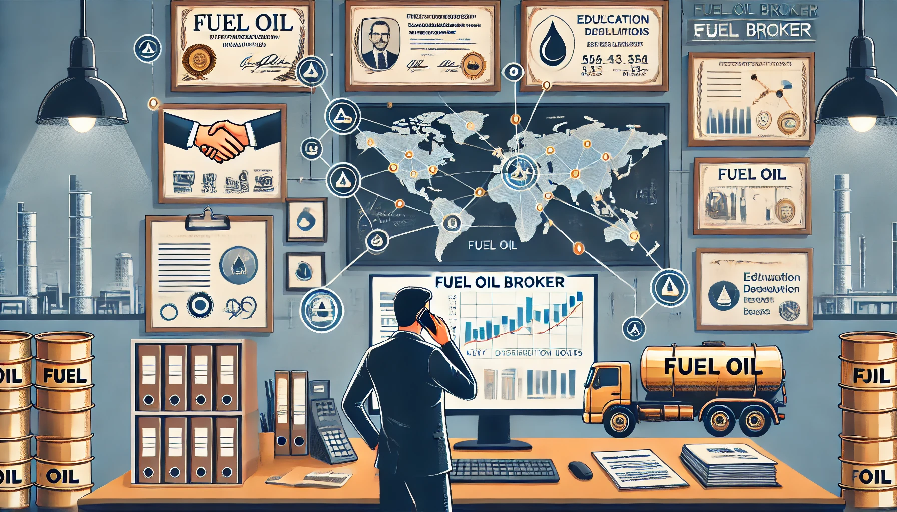 https://shippingandcommodityacademy.com/wp-content/uploads/2024/07/DALL%C2%B7E-2024-07-25-09.28.03-An-illustration-showing-a-fuel-oil-broker-at-work.-The-scene-includes-an-office-with-monitors-displaying-fuel-oil-prices-charts-and-market-trends.-T.webp