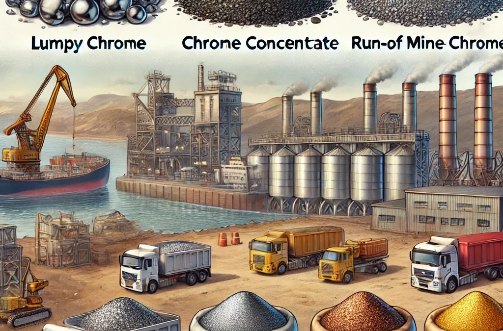 The Different Types of Chrome to Be Traded: Lumpy, Concentrate, ROM, and More Explained