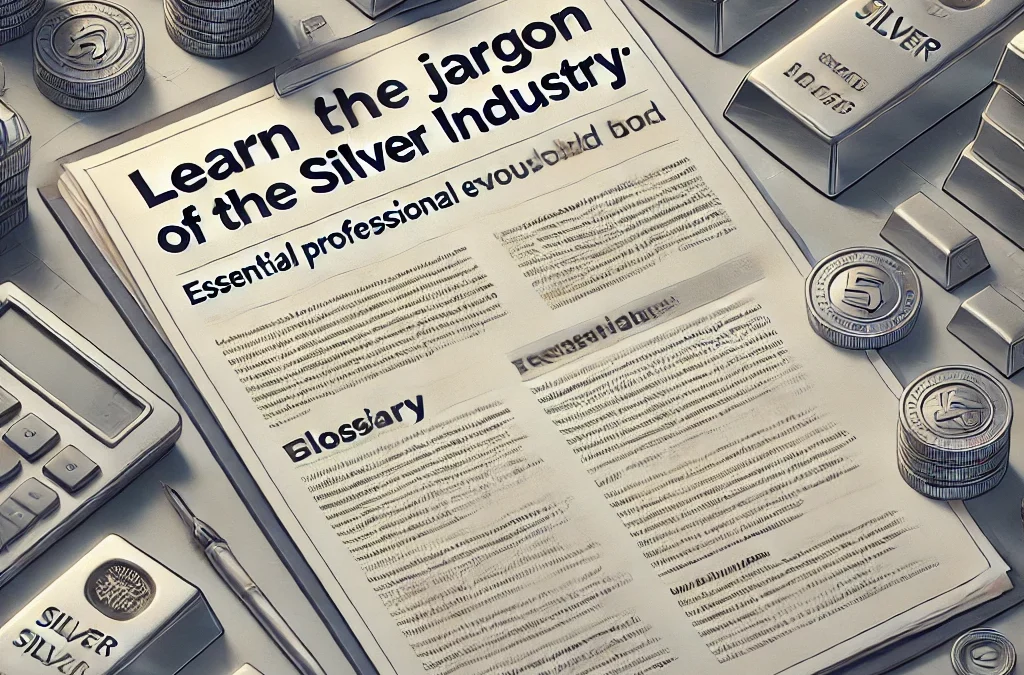 Learn the Jargon of the Silver Industry: Essential Terms Every Professional Should Know