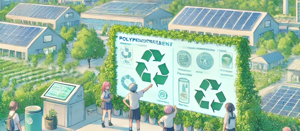 DALL·E 2025-11-14 08.07.51 - An anime-style solarpunk illustration inspired by the aesthetic of Chobani ads — soft pastel colors, clean and uplifting mood, and a community-oriente