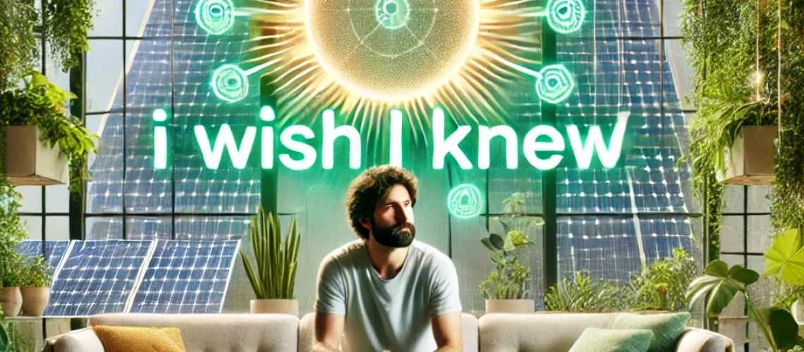 DALL·E 2025-11-14 11.49.22 - A man sitting on an eco-friendly, sustainable couch inside a bright, modern solarpunk interior. The background includes lush indoor plants, vertical g