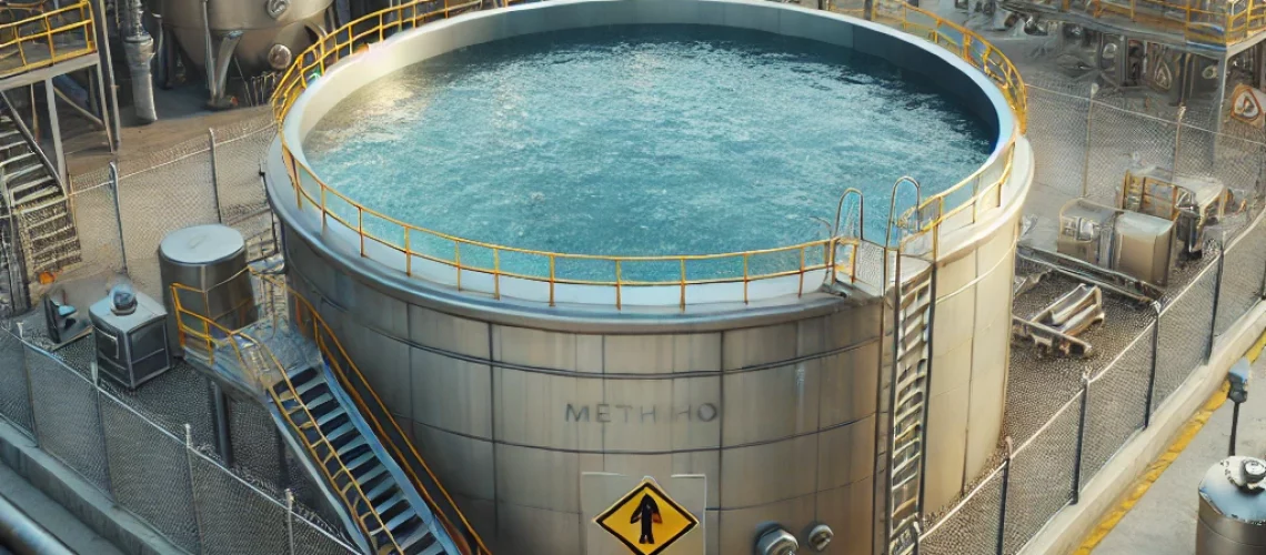 storage tank of methanol